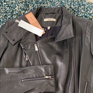 Women’s leather jacket J brand.